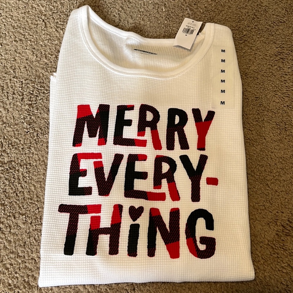Old Navy Merry Everything Thermal Top
